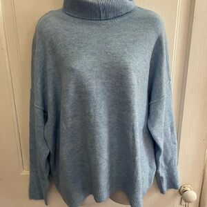 Vince Camuto Light Blue Turtleneck Sweater